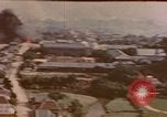 Image of American P-47 aircraft strafe targets in Japan Kagoshima Kyushu Japan, 1945, second 6 stock footage video 65675033363