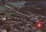 Image of American P-47 aircraft strafe targets in Japan Kagoshima Kyushu Japan, 1945, second 28 stock footage video 65675033363