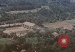 Image of American P-47 aircraft strafe targets in Japan Kagoshima Kyushu Japan, 1945, second 54 stock footage video 65675033363