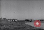 Image of F-51 aircraft of US 18th Fighter Bomber Wing Korea, 1951, second 22 stock footage video 65675033404