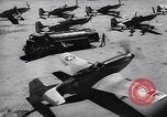 Image of F-51 aircraft of US 18th Fighter Bomber Wing Korea, 1951, second 55 stock footage video 65675033404