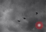Image of P-51s of 354th Fighter Group landing Criqueville France, 1944, second 3 stock footage video 65675033408