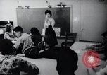 Image of Math and reading education for mentally disabled United States USA, 1969, second 45 stock footage video 65675033427