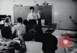 Image of Math and reading education for mentally disabled United States USA, 1969, second 46 stock footage video 65675033427