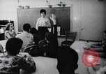 Image of Math and reading education for mentally disabled United States USA, 1969, second 48 stock footage video 65675033427