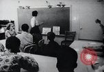 Image of Math and reading education for mentally disabled United States USA, 1969, second 50 stock footage video 65675033427