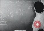 Image of Math and reading education for mentally disabled United States USA, 1969, second 51 stock footage video 65675033427