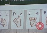 Image of Speech therapy for mentally disabled United States USA, 1970, second 34 stock footage video 65675033434