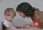 Image of Speech therapy for mentally disabled United States USA, 1970, second 56 stock footage video 65675033434