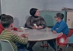 Image of Concept development in mentally disabled Kansas United States USA, 1975, second 52 stock footage video 65675033440