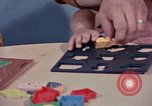 Image of modifying behavior of mentally disabled Kansas United States USA, 1975, second 61 stock footage video 65675033443