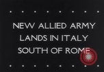 Image of Allied Army Italy, 1944, second 35 stock footage video 65675033481