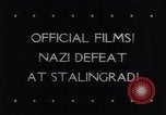Immagine di Generale Edler Alexander von Daniels Stalingrad Russia Unione Sovietica, 1943, secondo 6 filmato di repertorio 65675033497