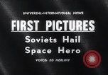 Image of Yuri Gagarin Moscow Russia Soviet Union, 1961, second 3 stock footage video 65675033522
