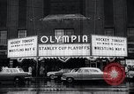 Standbild Stanley Cup Detroit Michigan Olympia stadium USA, 1961, aus Sekunde 6 historischem Filmmaterial Videoclip 65675033525