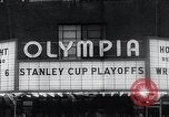 Standbild Stanley Cup Detroit Michigan Olympia stadium USA, 1961, aus Sekunde 9 historischem Filmmaterial Videoclip 65675033525