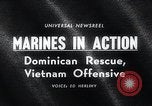 Immagine di Corpo della Marina degli Stati Uniti Santo Domingo Repubblica Dominicana, 1965, secondo 5 filmato di repertorio 65675033534