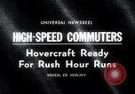 Image of Hovercraft is demonstrated on Lake Merritt Oakland California USA, 1965, second 4 stock footage video 65675033540