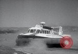 Image of Hovercraft is demonstrated on Lake Merritt Oakland California USA, 1965, second 17 stock footage video 65675033540