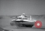 Image of Hovercraft is demonstrated on Lake Merritt Oakland California USA, 1965, second 19 stock footage video 65675033540