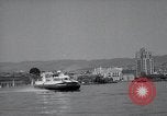 Image of Hovercraft is demonstrated on Lake Merritt Oakland California USA, 1965, second 22 stock footage video 65675033540