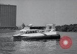 Image of Hovercraft is demonstrated on Lake Merritt Oakland California USA, 1965, second 36 stock footage video 65675033540