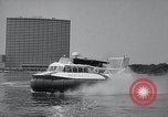 Image of Hovercraft is demonstrated on Lake Merritt Oakland California USA, 1965, second 38 stock footage video 65675033540