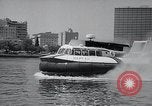 Image of Hovercraft is demonstrated on Lake Merritt Oakland California USA, 1965, second 41 stock footage video 65675033540