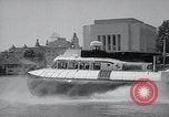 Image of Hovercraft is demonstrated on Lake Merritt Oakland California USA, 1965, second 45 stock footage video 65675033540