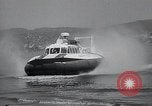 Image of Hovercraft is demonstrated on Lake Merritt Oakland California USA, 1965, second 48 stock footage video 65675033540