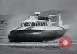 Image of Hovercraft is demonstrated on Lake Merritt Oakland California USA, 1965, second 53 stock footage video 65675033540