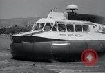 Image of Hovercraft is demonstrated on Lake Merritt Oakland California USA, 1965, second 57 stock footage video 65675033540