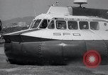 Image of Hovercraft is demonstrated on Lake Merritt Oakland California USA, 1965, second 60 stock footage video 65675033540