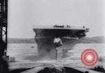 Standbild USS Lexington Quincy Massachusetts United States USA, 1942, aus Sekunde 40 historischem Filmmaterial Videoclip 65675033547