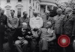 Standbild Alliierten Krieg Rat Washington DC White House USA, 1943, aus Sekunde 47 historischem Filmmaterial Videoclip 65675033555