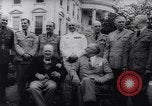 Standbild Alliierten Krieg Rat Washington DC White House USA, 1943, aus Sekunde 48 historischem Filmmaterial Videoclip 65675033555
