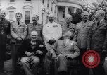 Standbild Alliierten Krieg Rat Washington DC White House USA, 1943, aus Sekunde 49 historischem Filmmaterial Videoclip 65675033555