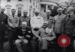 Standbild Alliierten Krieg Rat Washington DC White House USA, 1943, aus Sekunde 50 historischem Filmmaterial Videoclip 65675033555