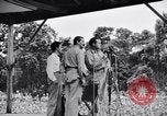 Immagine di Bob Hope Troupe di eseguire su USO tour nella seconda guerra mondiale Bougainville nelle Isole Salomone, 1944, secondo 19 filmato di repertorio 65675033576