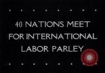 Image Organisation internationale du Travail Philadelphia Pennsylvania USA, 1944, de la seconde 1 séquences d'archives historiques vidéo 65675033603