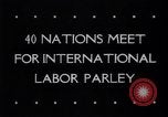 Image Organisation internationale du Travail Philadelphia Pennsylvania USA, 1944, de la seconde 5 séquences d'archives historiques vidéo 65675033603