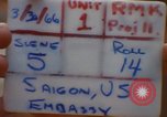 Image of United States Embassy Saigon Vietnam, 1966, second 51 stock footage video 65675033636