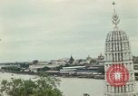 Standbild Chao Phraya Fluss Bangkok Thailand, 1967, aus Sekunde 49 historischem Filmmaterial Videoclip 65675033649