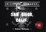 Standbild Präsident Franklin D Roosevelt San Diego California USA, 1938, aus Sekunde 4 historischem Filmmaterial Videoclip 65675033694