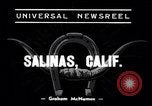 Standbild 27 jährlichen Rodeo Salinas California USA, 1938, aus Sekunde 3 historischem Filmmaterial Videoclip 65675033697