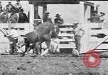 Standbild 27 jährlichen Rodeo Salinas California USA, 1938, aus Sekunde 37 historischem Filmmaterial Videoclip 65675033697