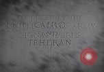Image of Allied Leaders confer in Cairo and Teheran Pacific Theater, 1943, second 10 stock footage video 65675033719