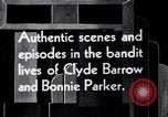 Immagine di Clyde Barrow Dallas Texas USA, 1934, secondo 13 filmato di repertorio 65675033721