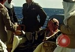 Image of King Ibn Saud Suez Canal Egypt, 1945, second 57 stock footage video 65675033748