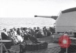 Image of Saudi Royal Party meets Franklin Roosevelt Mediterranean Sea, 1945, second 1 stock footage video 65675033755